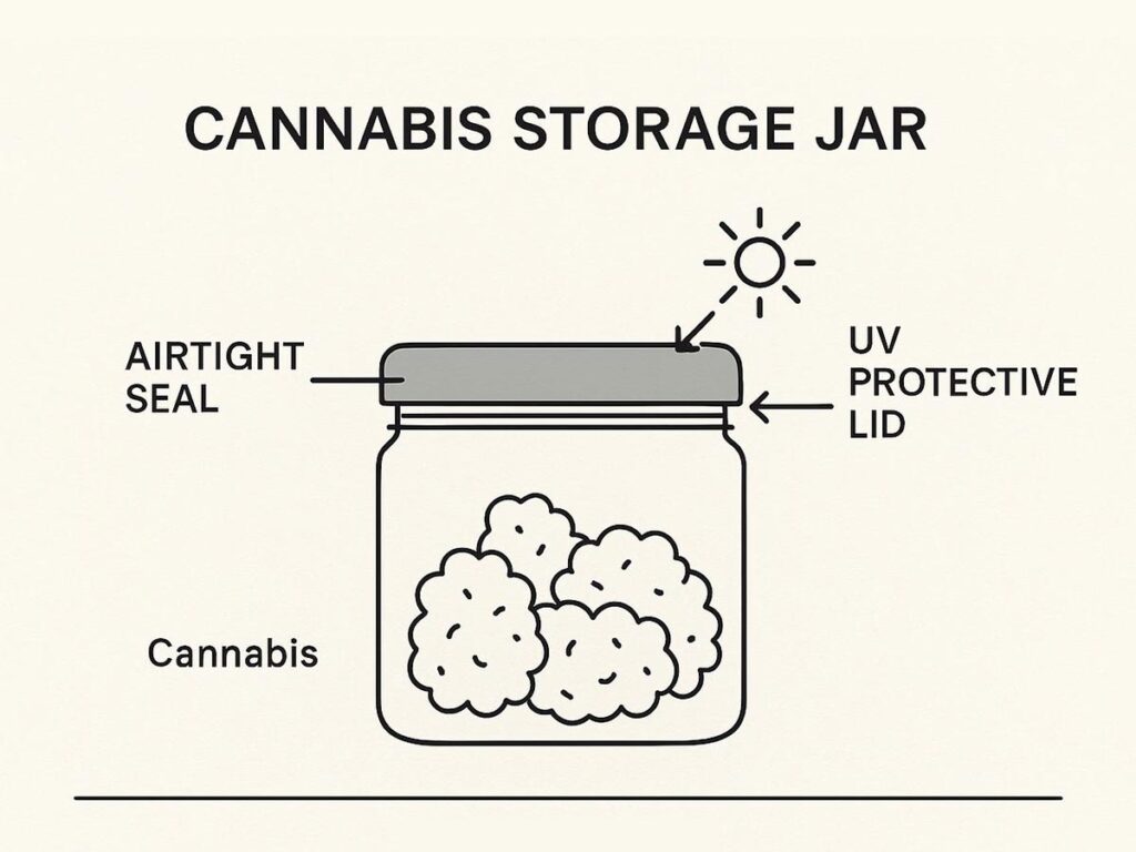 Cannabis Storage Jar