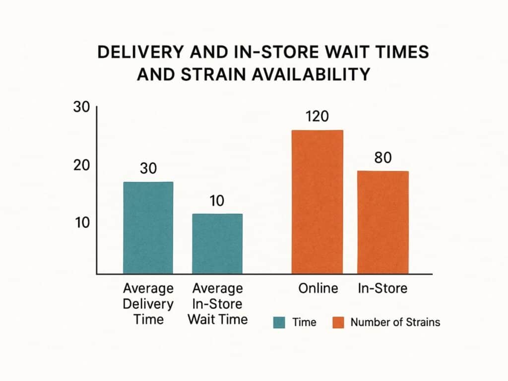 delivery in-store wait times