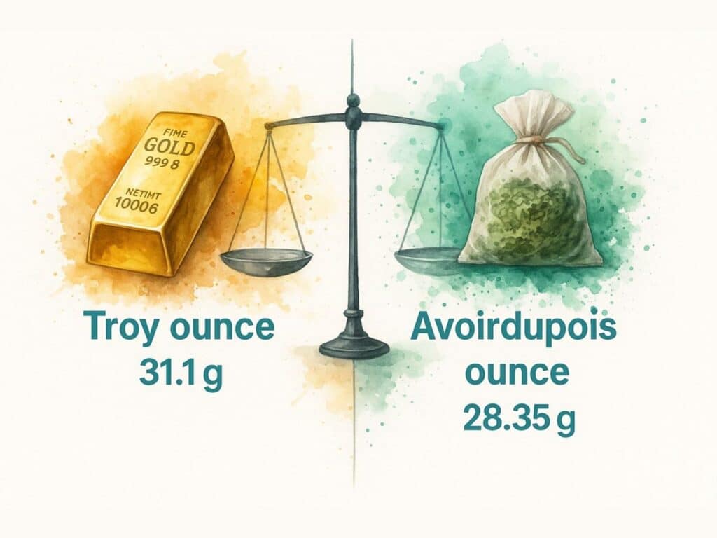 Avoirdupois Ounce vs. Troy Ounce