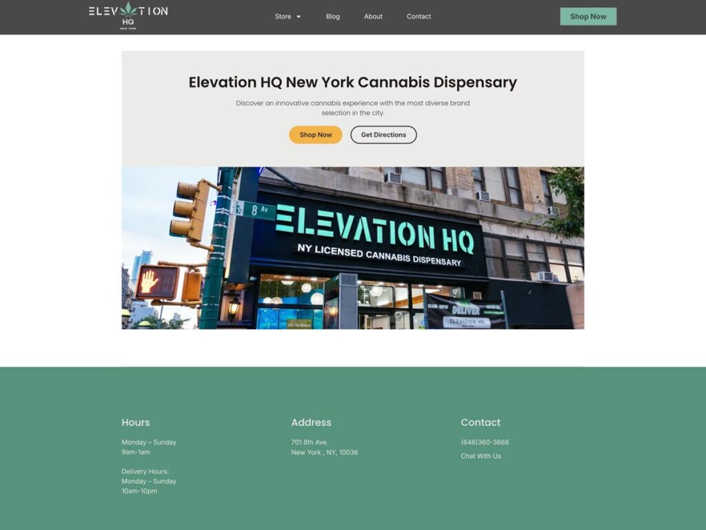 Elevation HQ New York Cannabis Dispensary