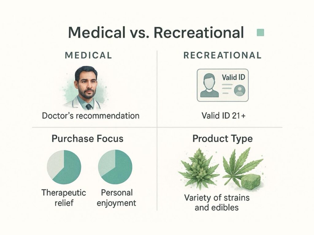 medical vs recreational