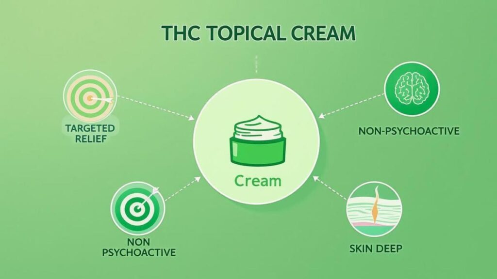 Infographic about thc topical cream