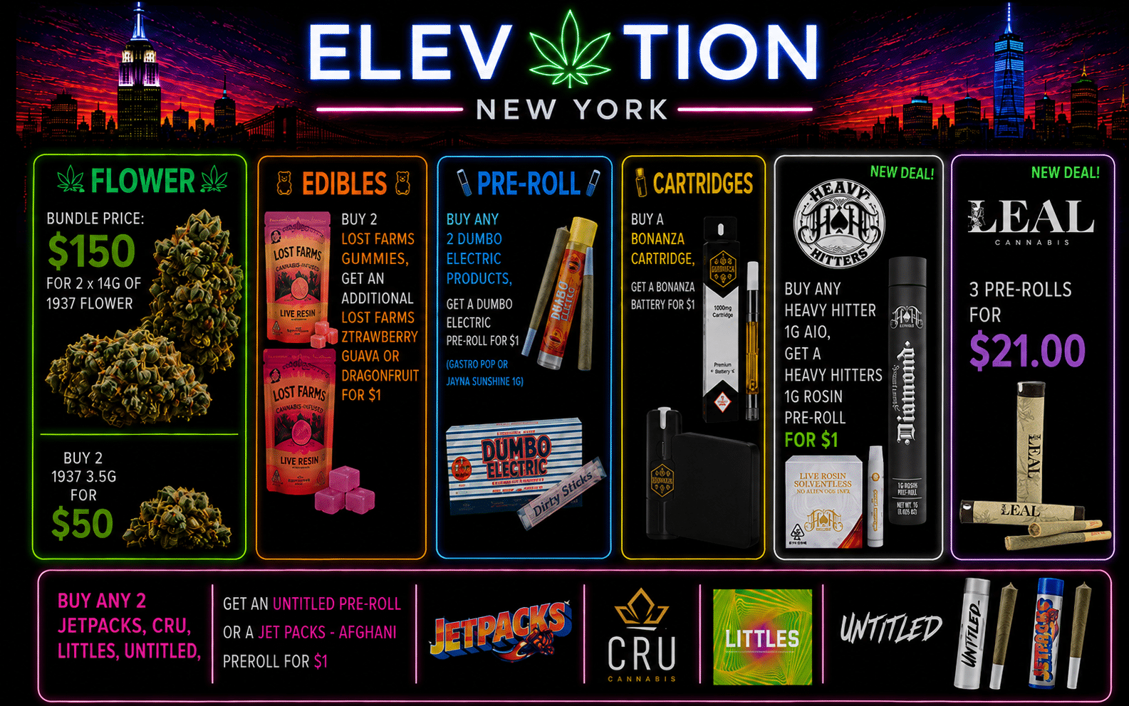 Elevation HQ New York Cannabis Dispensary Weed Delivery